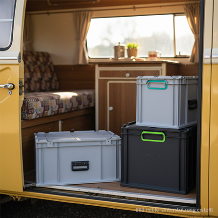 Portable Eurokoffer NextGen 2.0 mit wechselbaren Farbringen